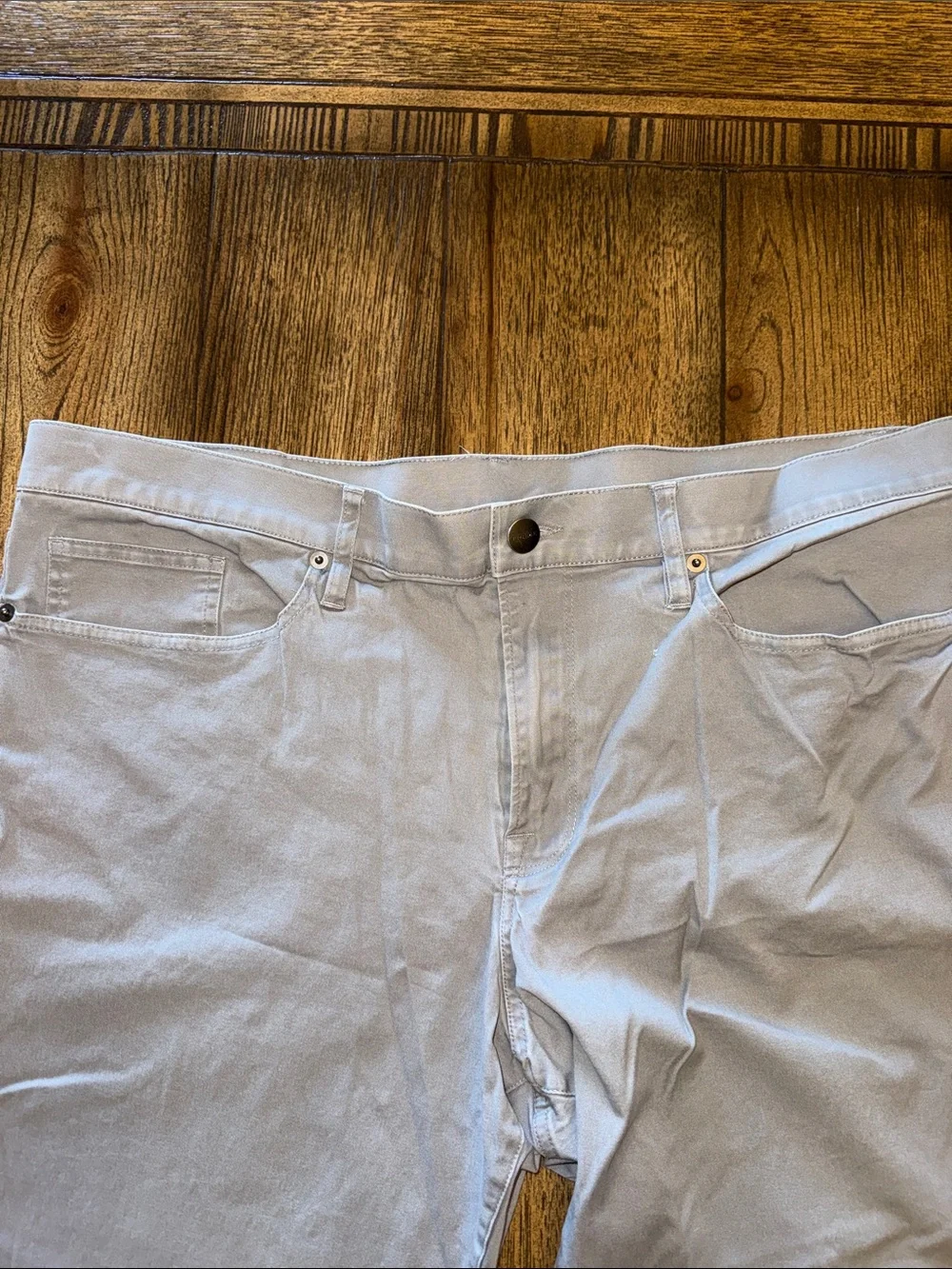 Frame Denim Men's Slim Chinos in Light Beige